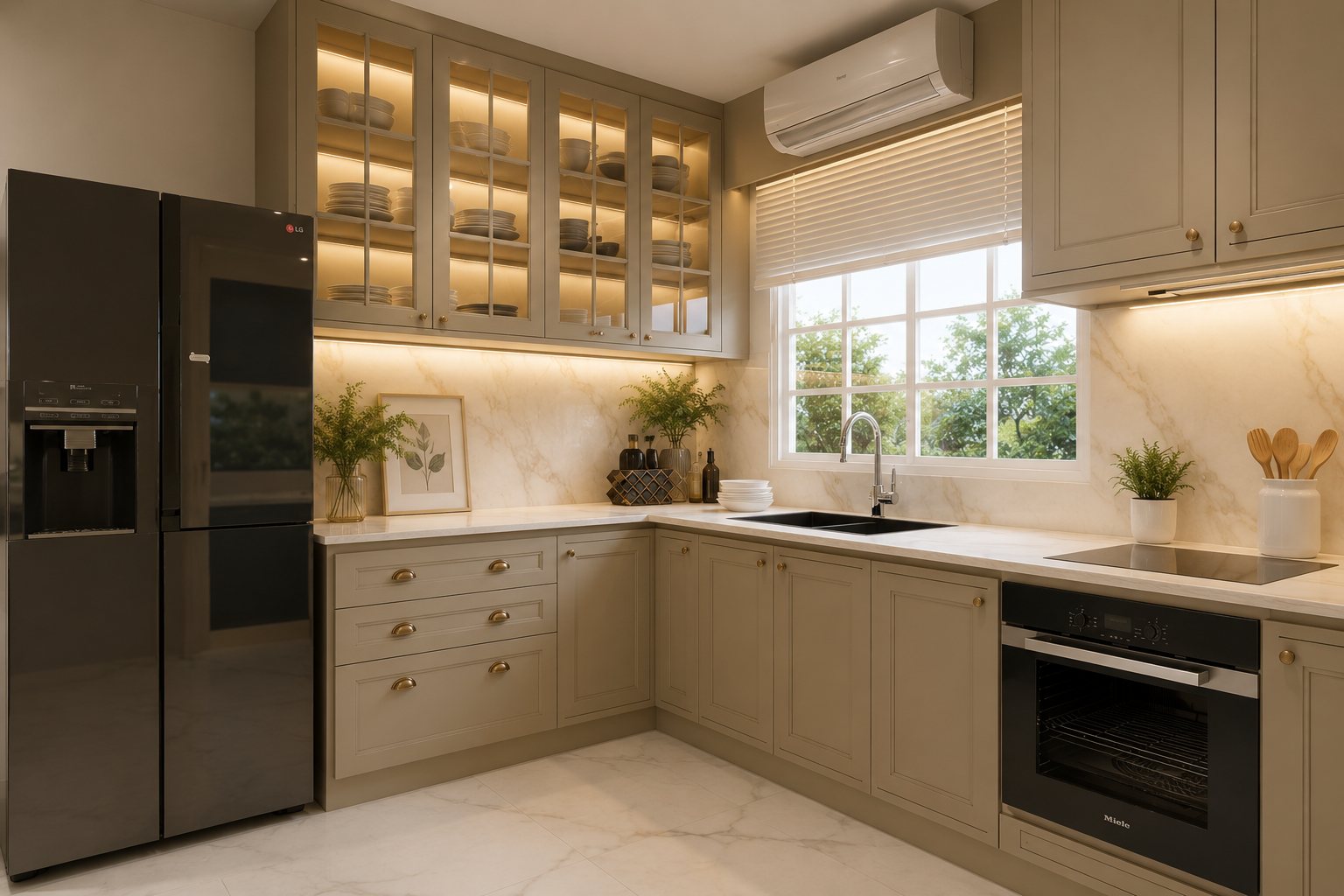 Grandio Residence pantry and breakfast bar