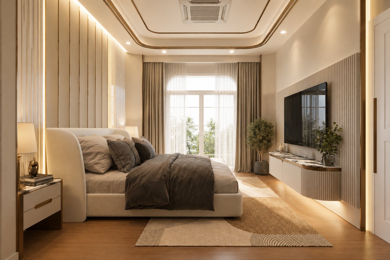 Grandio Residence vanity table and wardrobe