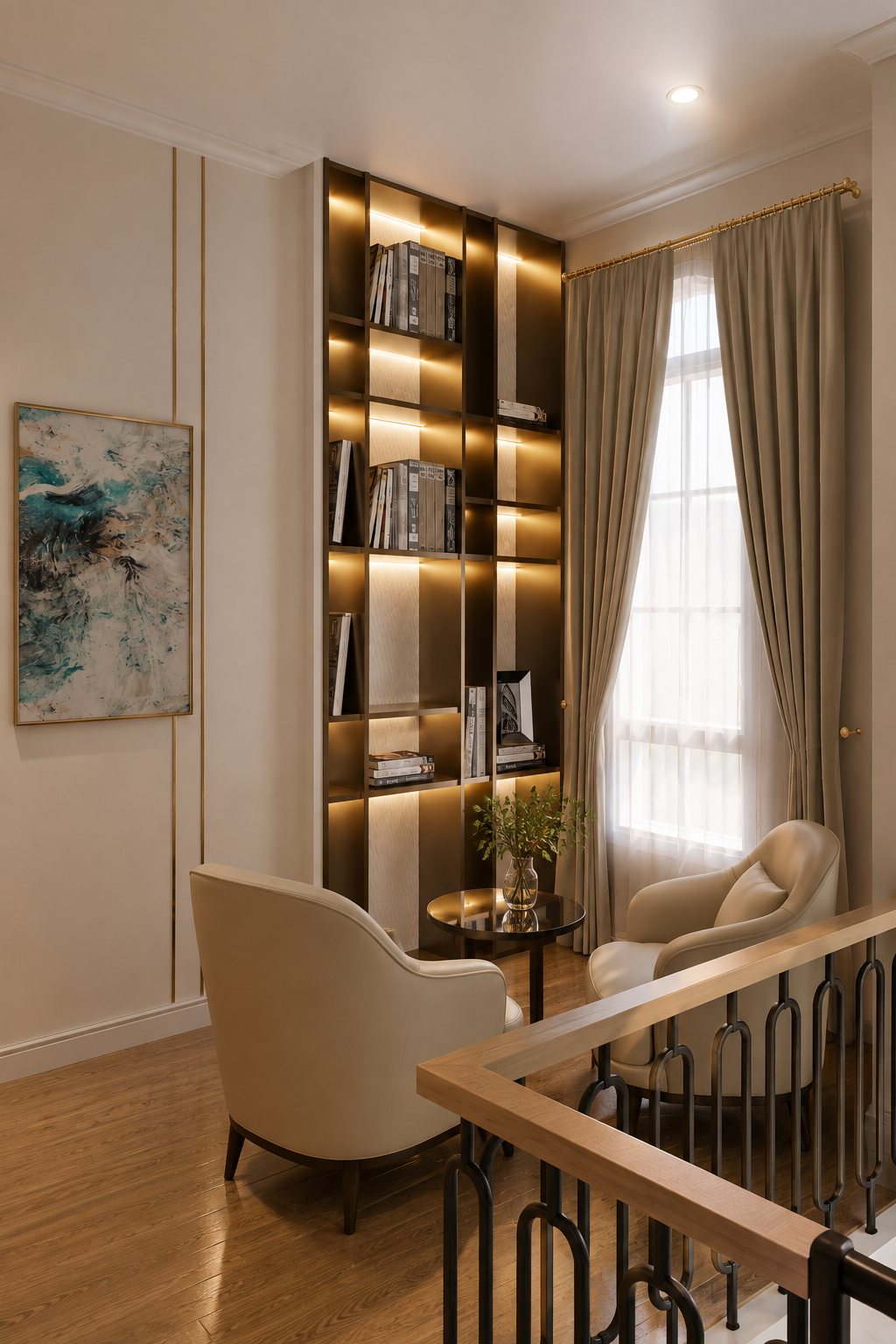 Grandio Residence hallway and foyer perspective